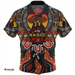 Amazing Aussie Indigenous Australian Aboriginal Naidoc Week Voices Of The Land Hawaiian Shirt