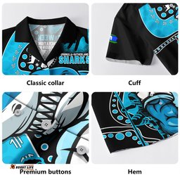 Amazing Aussie Cronulla Sutherland Sharks NAIDOC Indigenous Warrior Spirit Hawaiian Shirt