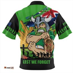 Amazing Aussie Canberra Raiders Fearless ANZAC Defender Hawaiian Shirt