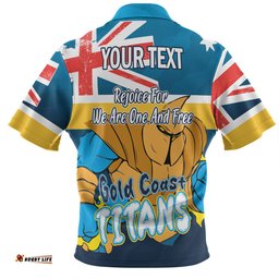 Amazing Aussie Gold Coast Titans Happy Australia Day We Are One And Free Hawaiian Shirt