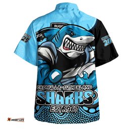 Amazing Aussie Cronulla Sutherland Sharks Battle For Glory Rugby Finals Edition Hawaiian Shirt