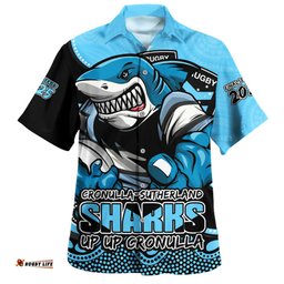 Amazing Aussie Cronulla Sutherland Sharks Battle For Glory Rugby Finals Edition Hawaiian Shirt