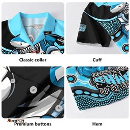 Amazing Aussie Cronulla Sutherland Sharks Battle For Glory Rugby Finals Edition Hawaiian Shirt