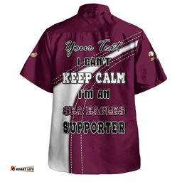 Amazing Aussie Manly Warringah Sea Eagles Custom Team Of Us Die Hard Fan Supporters Hawaiian Shirt