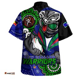 Amazing Aussie New Zealand Warriors Power Through Generations NAIDOC Edition Hawaiian Shirt