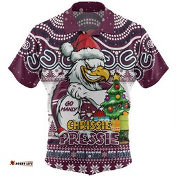 Amazing Aussie Manly Warringah Sea Eagles Aussie Ugly Christmas For Die Hard Fan Supporters Hawaiian Shirt