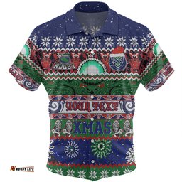 Amazing Aussie New Zealand Warriors Christmas Maori Custom Indigenous Knitted Ugly Xmas Style Hawaiian Shirt