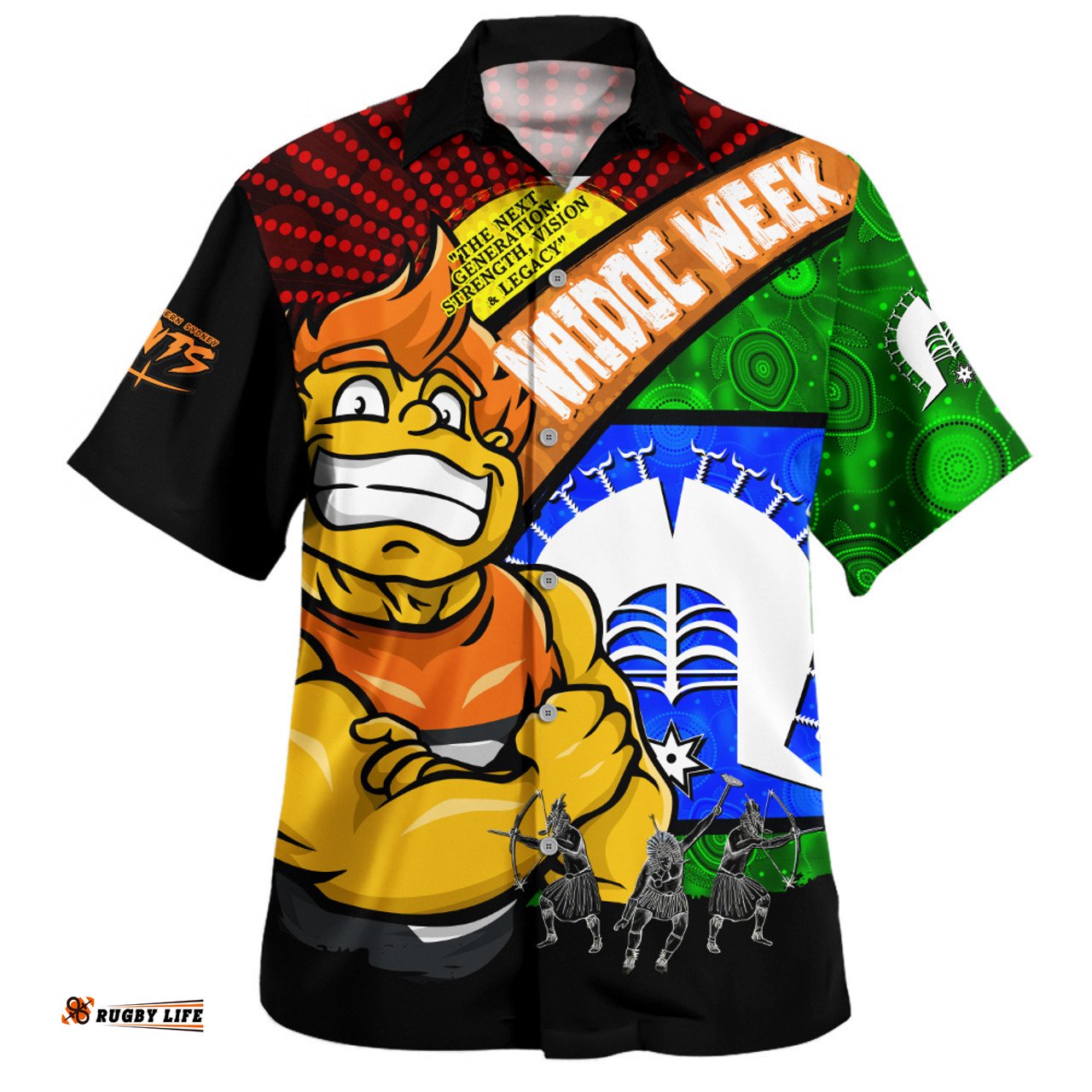 Amazing Aussie GWS GIANTS NAIDOC Week Pride Edition Hawaiian Shirt