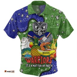 Amazing Aussie New Zealand Warriors Custom Australian Big Things Hawaiian Shirt