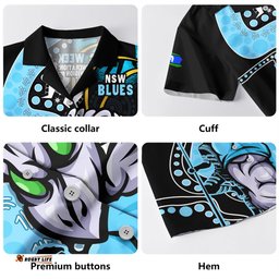 Amazing Aussie New South Wales Blues NAIDOC Indigenous Warrior Spirit Hawaiian Shirt