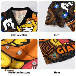 Amazing Aussie GWS GIANTS NAIDOC Spirit Of Country Hawaiian Shirt