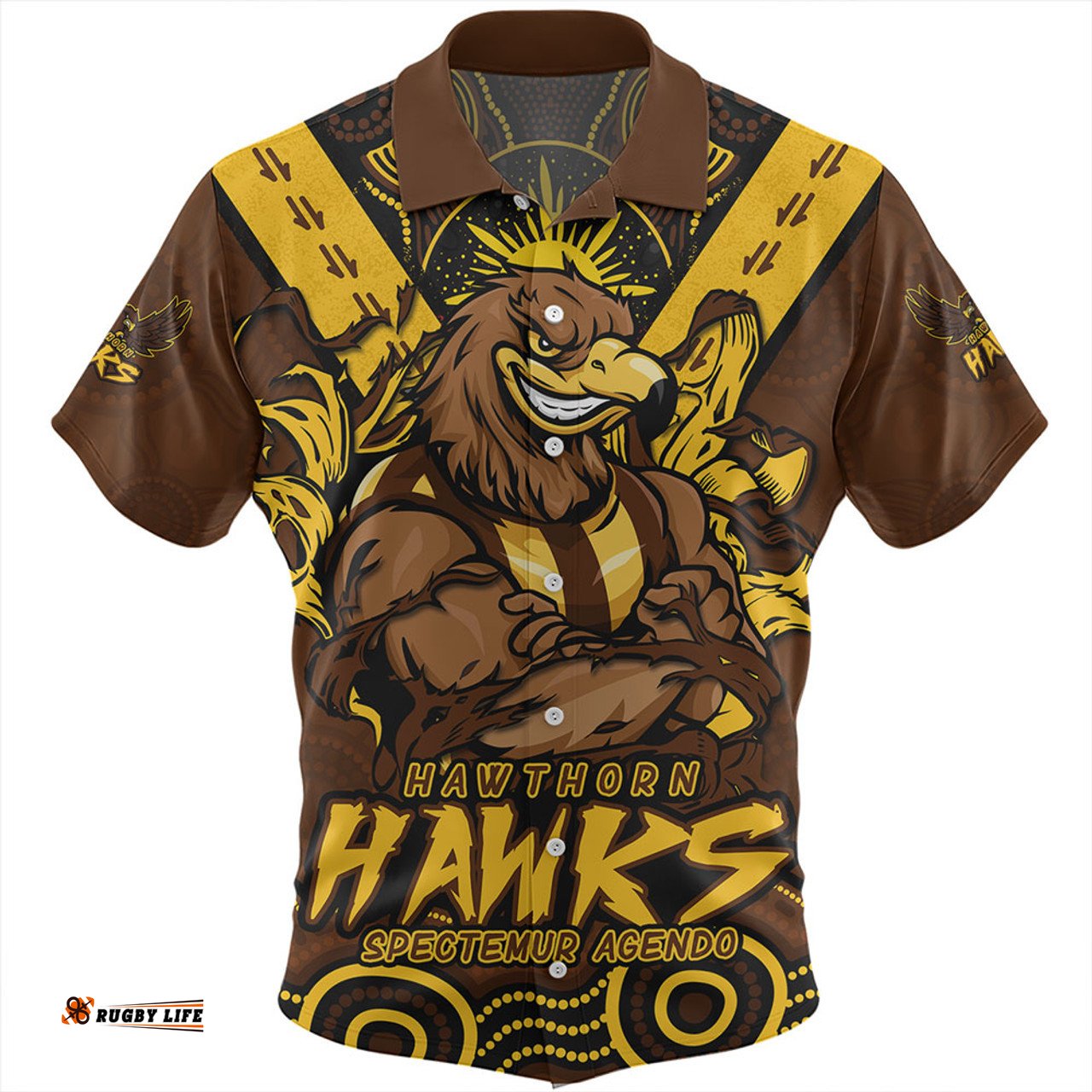 Amazing Aussie Hawthorn Ripped Legacy Of The Game Hawaiian Shirt