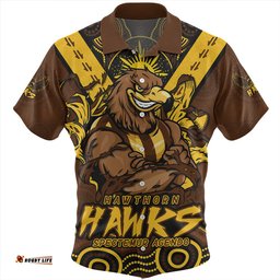 Amazing Aussie Hawthorn Ripped Legacy Of The Game Hawaiian Shirt