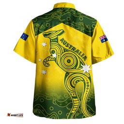Amazing Aussie Indigenous Australian Aboriginal Dreamtime Kangaroo Australia Pride Hawaiian Shirt