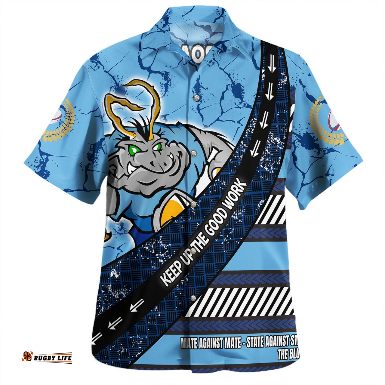 Amazing Aussie Cockroach Sport Theme Song For With Sporty Style Hawaiian Shirt
