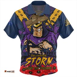 Amazing Aussie Melbourne Storm Ripped Legacy Of The Game The ANZAC Spirit Lives On Hawaiian Shirt