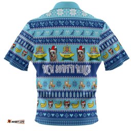 Amazing Aussie New South Wales Big Things Christmas Custom The Big Banana And Blue Heeler Hawaiian Shirt