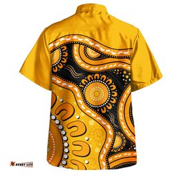 Amazing Aussie Indigenous Australian Aboriginal Sun Pathway Walkabout Hawaiian Shirt