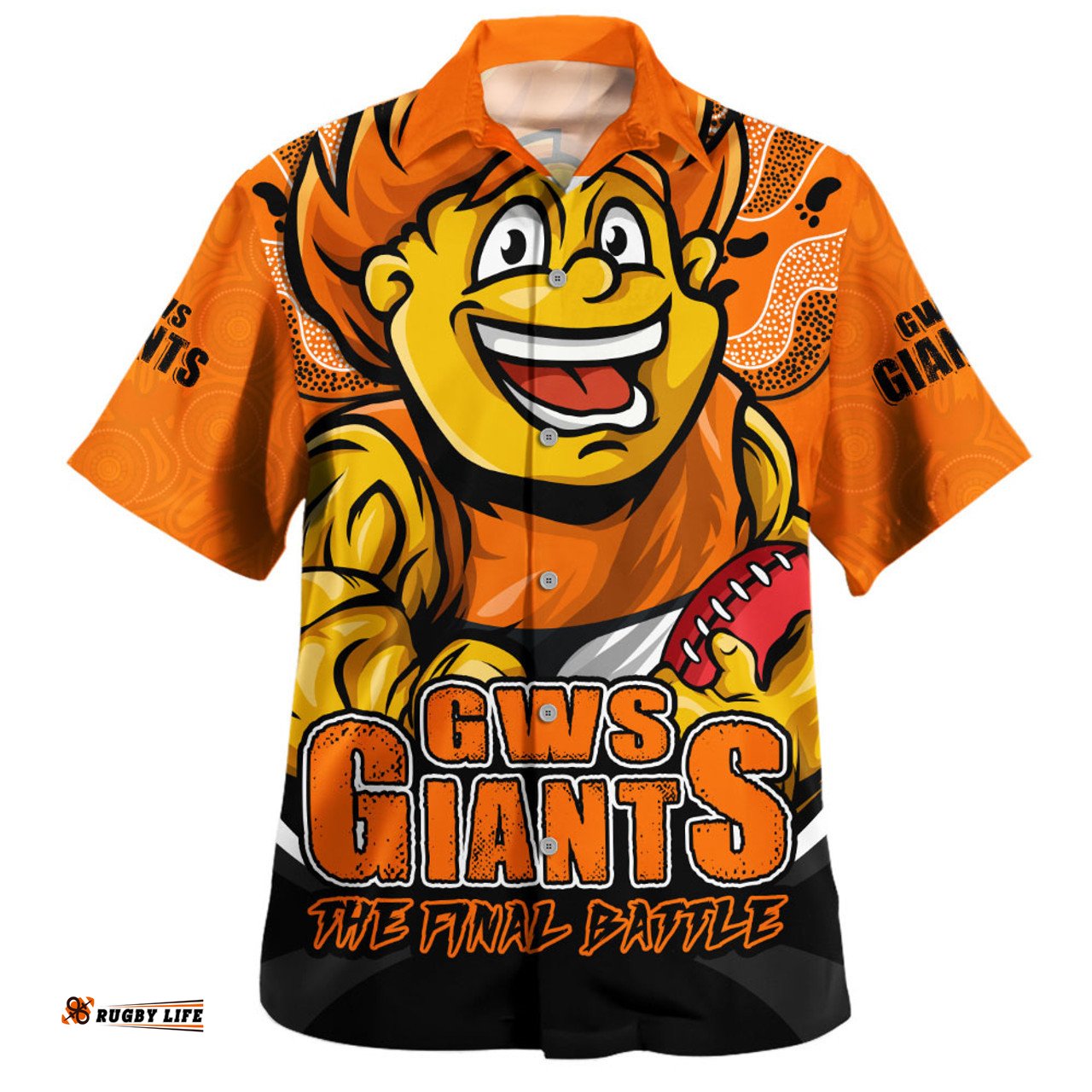 Amazing Aussie GWS GIANTS Final Clash Battle Edition Hawaiian Shirt