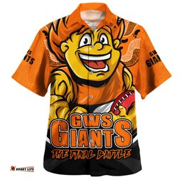 Amazing Aussie GWS GIANTS Final Clash Battle Edition Hawaiian Shirt