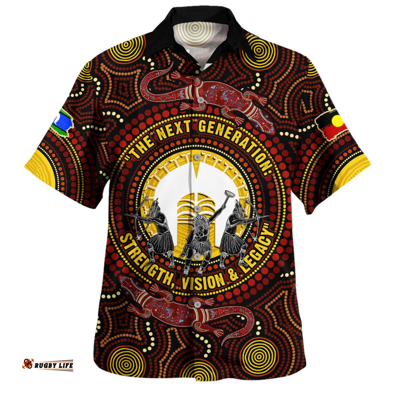 Amazing Aussie Indigenous Australian Aboriginal Naidoc Week Vision Of The Torres Warriors Hawaiian Shirt