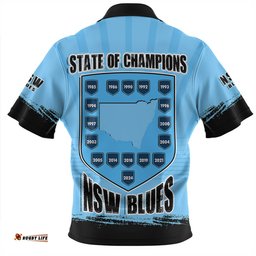 Amazing Aussie New South Wales Blues Dynasty Of Blues Hawaiian Shirt