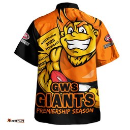 Amazing Aussie GWS GIANTS Australian Football Finals Premiership Spirit Hawaiian Shirt
