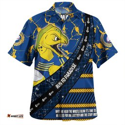 Amazing Aussie Parramatta Eels Sport Theme Song For Rugby With Sporty Style Hawaiian Shirt