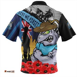 Amazing Aussie New South Wales Blues United In Spirit Anzac Day Tribute Hawaiian Shirt