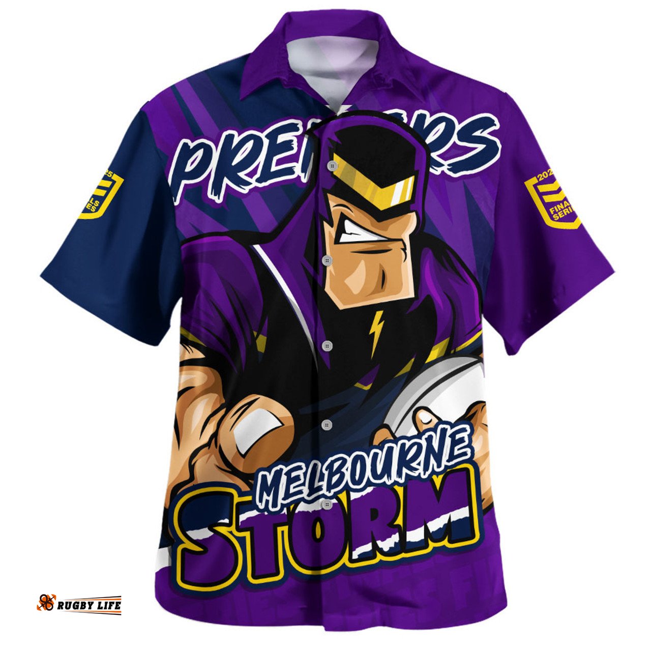 Amazing Aussie Melbourne Storm Chasing Victory 2025 Final Series Pride Hawaiian Shirt