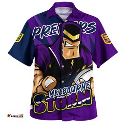 Amazing Aussie Melbourne Storm Chasing Victory 2025 Final Series Pride Hawaiian Shirt