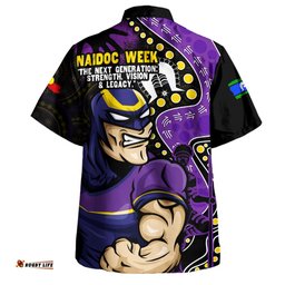 Amazing Aussie Melbourne Storm NAIDOC Indigenous Warrior Spirit Hawaiian Shirt