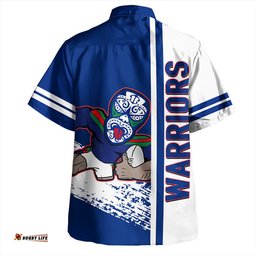 Amazing Aussie New Zealand Warriors Sport Warriors Mascot Quater Style Hawaiian Shirt