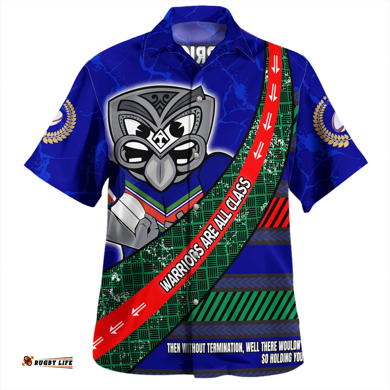 Amazing Aussie New Zealand Warriors Sport Theme Song For Rugby With Sporty Style Hawaiian Shirt