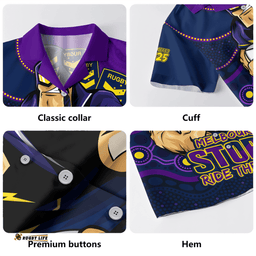 Amazing Aussie Melbourne Storm Battle For Glory Rugby Finals Edition Hawaiian Shirt