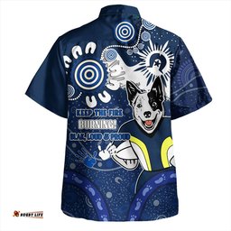 Amazing Aussie North Queensland Cowboys Aboriginal Indigenous Naidoc Week Dreamtime Dot Painting With Flag Hawaiian Shirt