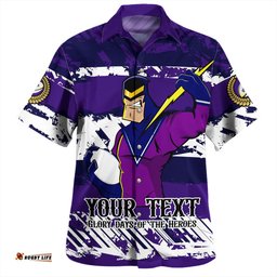 Amazing Aussie Melbourne Storm Theme Song Inspired Hawaiian Shirt