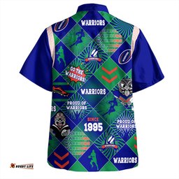 Amazing Aussie New Zealand Warriors Sport Argyle Patterns Style Tough Fan Rugby For Life Hawaiian Shirt