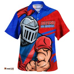 Amazing Aussie Newcastle Knights Defend The Pride Hawaiian Shirt