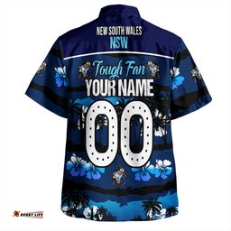 Amazing Aussie Cockroach Sport Eat Sleep Repeat With Tropical Patterns Hawaiian Shirt