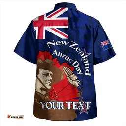 Amazing Aussie New Zealand Warriors Anzac Day Custom FLag Anzac Day Maori Patterns Hawaiian Shirt