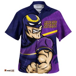 Amazing Aussie Melbourne Storm Defend The Pride Hawaiian Shirt