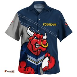 Amazing Aussie North Queensland Cowboys Custom Team Of Us Die Hard Fan Supporters Hawaiian Shirt