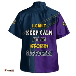 Amazing Aussie Melbourne Storm Custom Team Of Us Die Hard Fan Supporters Hawaiian Shirt