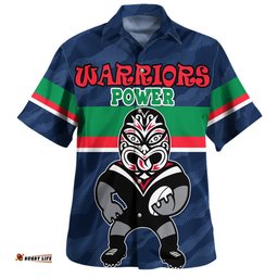 Amazing Aussie New Zealand Warriors Custom Warriors Supporter Hawaiian Shirt