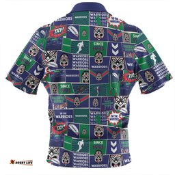 Amazing Aussie New Zealand Warriors Sport Team Of Us Die Hard Fan Supporters Comic Style Hawaiian Shirt