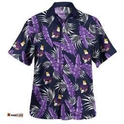Amazing Aussie Melbourne Storm Custom Tropical Patterns Melbourne Storm Hawaiian Shirt