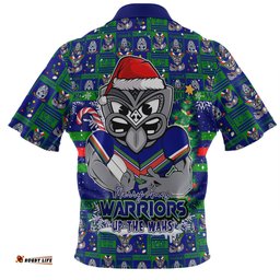 Amazing Aussie New Zealand Warriors Merry Ugly Christmas Comic Style Hawaiian Shirt