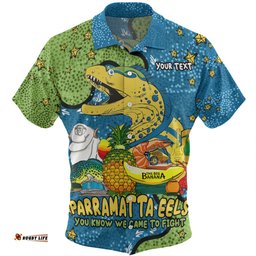 Amazing Aussie Parramatta Eels Custom Australian Big Things Hawaiian Shirt