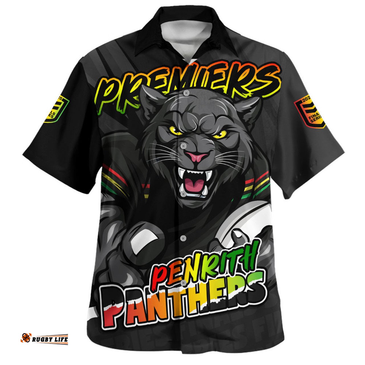 Amazing Aussie Penrith Panthers Chasing Victory 2025 Final Series Pride Hawaiian Shirt